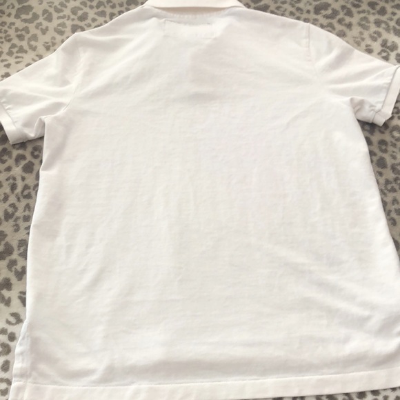 American Eagle Outfitters The Eagle Polo Shirt in White Men’s Size Large - Picture 16 of 17